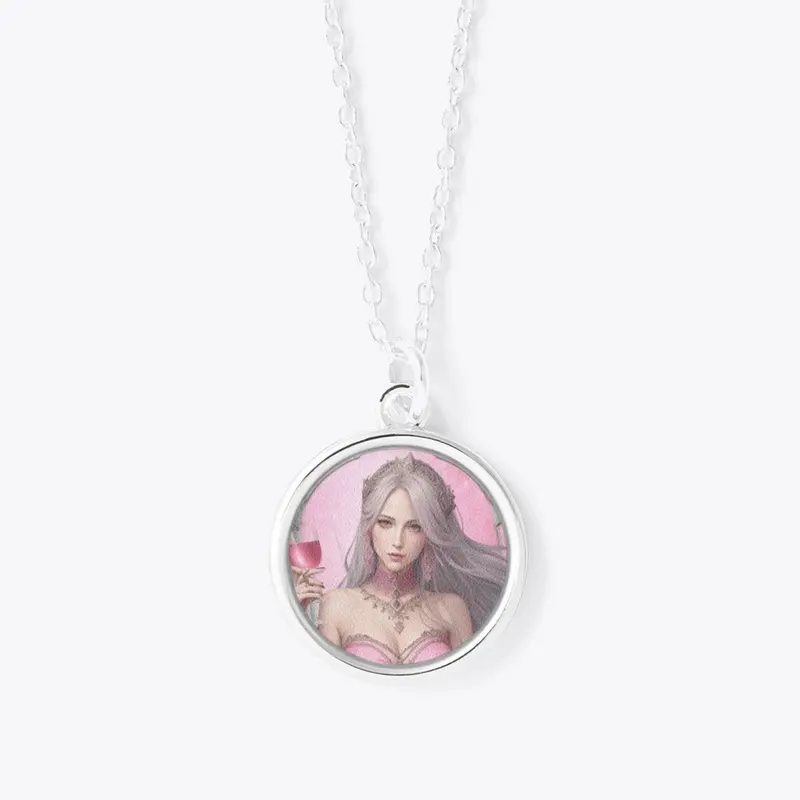 Lady in Pink Pendant